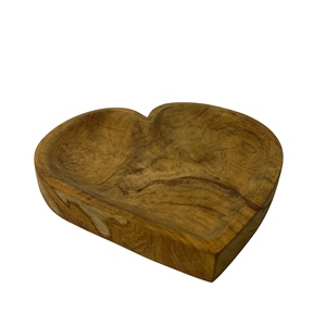 <b>heart</b> shaped <b>bowl</b> made indonesia for fruit or display produk - Product Image 1