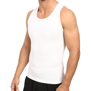 Top des tendances Débardeur à logo brodé pour homme Conception personnalisée Tissage tricoté personnalisé Prix d'usine de haute qualité - Product Image 5
