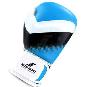 High Quality Leather Boxing <b>Gloves</b> with <b>Moisture</b> Wicking Customizable Options for Sports Training-SONISPO SPORTS & FITNESS - Product Image 4
