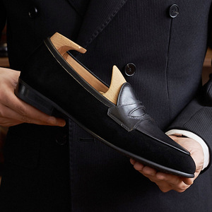 รองเท้าหนังผู้ชายแบบทางการ ลายพิเศษ พื้นกันลื่น - Product Image 4