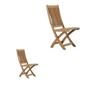 Hermoso juego de restaurante al aire libre sillas plegables de madera silla de madera Premium para venta al por mayor de Indonesia - Product Image 3