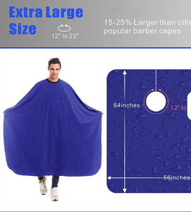Cape de salon directe d'usine pour la coupe de cheveux et la coiffure imperméable facile à laver et à réutiliser disponible en vrac - Product Image 3