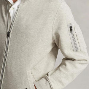 Chaqueta de bombardero de hombre lisa con logotipo personalizado, chaquetas de Bombardero a prueba de viento lavables de nailon, chaqueta de bombardero de alta calidad más vendida para hombre - Product Image 5