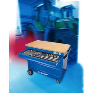 Ensemble d'outils Gedore KL-4999-820 pour l'assemblage d'essieux de véhicules utilitaires, chariot de 93 pièces - Product Image 2