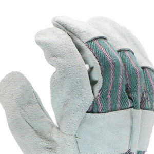 Guantes de trabajo de aparejo hechos con material de cuero Partido de vaca más vendidos, guantes de seguridad de trabajo de Ensamblaje automático de construcción Industrial - Product Image 2