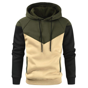 Sweat à capuche vert armée pour hommes mode décontractée à manches longues cordon de serrage coupe ajustée sweats athlétiques 100% coton hiver - Product Image 1