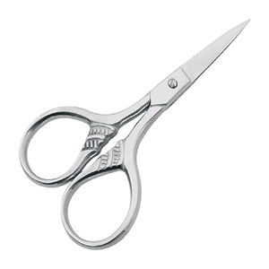 Ciseaux de broderie fantaisie en acier inoxydable de qualité supérieure personnalisés terne/poli pointu aiguille imprimé caractéristiques beauté - Product Image 1