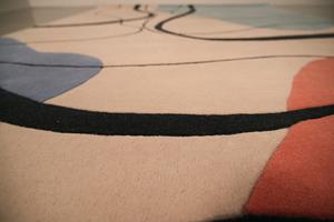 Alfombra de Lana de Nueva Zelanda Hecha a Mano, de Pelo Alto, Antideslizante, de Lujo, con Textura de Nailon, Color Beige, Moderna, Antidesgarro, para el Hogar - Product Image 4