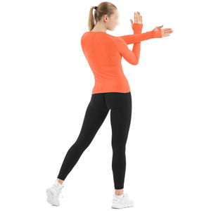 Ropa Deportiva de Yoga de Manga Larga para Mujer, Ropa Deportiva de Gimnasio, Logotipo Personalizado al por Mayor, Alta Calidad - Product Image 6