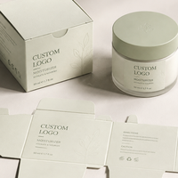 Boîte d'emballage de luxe personnalisée pliable pour crème visage – Boîtes en papier pour soins de la peau