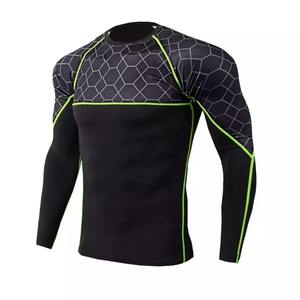 Trajes atléticos profesionales para correr, camiseta de compresión muscular para entrenamiento, mallas ajustadas de Yoga, conjuntos de Fitness para gimnasio, ropa deportiva para hombres - Product Image 2