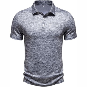 Polo pour hommes personnalisable par sublimation, léger, tricoté, respirant, séchage rapide, imprimé, à épaules tombantes, pour l'été (modèle USA) - Product Image 2