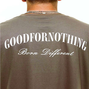 Camiseta personalizada de alta calidad para hombre, camiseta de talla grande con cuello simulado, 100% algodón, peso pesado, camiseta en blanco de lujo con hombros caídos para hombre - Product Image 4