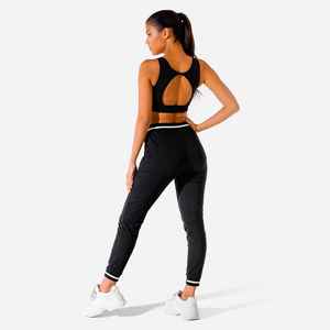 Pantalones de chándal informales con estilo frontal plano para invierno, conjuntos de Jogger unisex con logotipo personalizado para mujer - Product Image 4