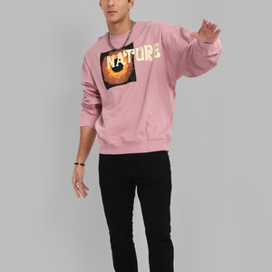 เสื้อสเวตเตอร์ผ้าฝ้ายสำหรับผู้ชายเสื้อสเวตเตอร์พิมพ์ลายหน้าจอสวมใส่สบายสำหรับ100% ออกแบบโลโก้ได้ตามต้องการ - Product Image 5