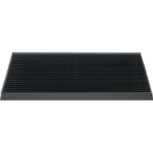 Tapete para Puerta Negro/Negro de PP/Aluminio L500xW800xD22mm con Borde Delantero - Product Image 3