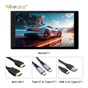 <span class=keywords><strong>Monitor</strong></span> LCD Personalizzato 1080p da 7 Pollici, Schermo IPS 1920x1080, <span class=keywords><strong>Monitor</strong></span> Portatile con Touch Screen Capacitivo da 7" per Laptop - Product Image 6