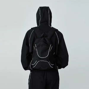 Ensemble Homme Premium Qualité Automne Décontracté Polyester/Coton Lourd Séchage Rapide Sweat à Capuche et Pantalon de Jogging Ample Streetwear - Product Image 3