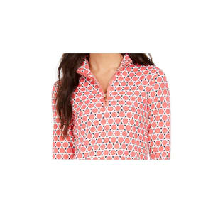 Maglione da donna Charter Club XX-Large con mezza zip, 100% cashmere, stampa a righe, traspirante, lavorato a maglia, twinset per stile casual invernale, modello lungo - Product Image 2