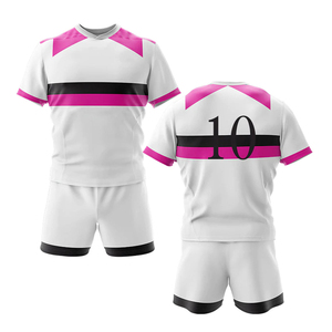 Uniformes de Rugby de Poliéster 100% Transpirables de Diseño Personalizado de Alta Calidad, Conjuntos de Camisetas con Precio de Fábrica Profesional, Sublimación al por Mayor - Product Image 1
