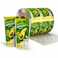 Rouleau de film d'emballage alimentaire imprimé sur mesure pour chips, fruits croustillants et emballages alimentaires flexibles
