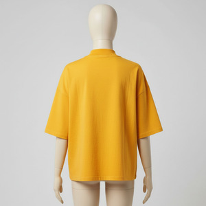 Fabricante Personalizado de Ropa Urbana, 220g, 100% Algodón, Impresión Serigráfica, Hombros Caídos, Corte Holgado, Tallas Grandes - Product Image 4