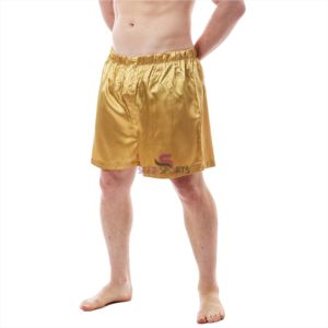 Short en Satin pour homme/boxer en soie, short d'été confortable - Product Image 1