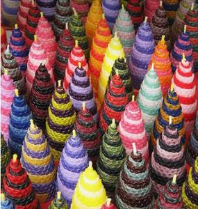 Kit de fabrication de bougies bricolage en cire d'abeille, feuilles en nid d'abeille, bougies rouges de couleur et de taille pour enfants, vente en gros - Product Image 6