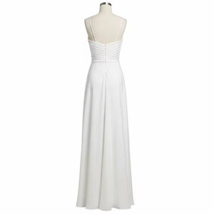 Vestido de Noche Elegante y Formal de Satén con Corte en A, de Poliéster Suave, para Mujer, para Bodas y Banquetes - Product Image 4