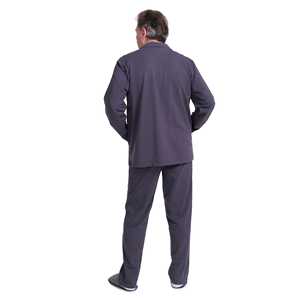 Chándal Gris Melodia con Abertura Lateral Talla XS para Ejercicios de Terapia de Rehabilitación - Product Image 4