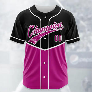 Wholesale High Quality Custom Baseball Jersey Uniform Blank Best Material Very Demanded <b>Set</b> Style - Product Image 2