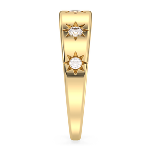 แหวนเงินแท้ 925 ประดับเพชรโมอิสซาไนต์ VVS รุ่น REYES Classic สำหรับผู้หญิง เหมาะเป็นของขวัญวันครบรอบแต่งงาน เครื่องประดับชั้นดี - Product Image 4