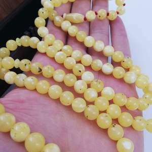 Rosario Amarillo Resistente, Diseño Tasbih, Accesorios de Oración, Tasbih al por Mayor con Cuentas de Resina Natural, Cuentas de Oración - Product Image 4