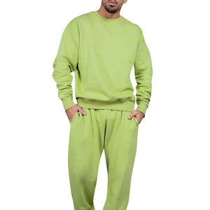 Ensemble de survêtement pour homme sur mesure, logo, poids lourd, surdimensionné, de haute qualité, uni, coupe ajustée, survêtement pour homme, saison hivernale - Product Image 5