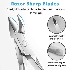 Herramientas profesionales de manicura de acero inoxidable, pinzas para cutículas, cortaúñas para uñas de los pies, removedor de cutículas para bebé - Product Image 3