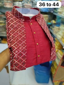 Veste pour homme avec pantalon Kurta & Polo par l'exportateur en gros Fabzone - Product Image 3