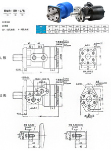 Motor Hidráulico BMR-50 80 100 125 160 200 250 315 400 500 para la Serie BMR de Eaton, Motores Orbitales - Product Image 2