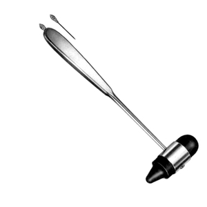 Marteau de percussion médical en acier inoxydable, construction professionnelle haute résistance, poignée confortable, réutilisable, diagnostic des réflexes - Product Image 3