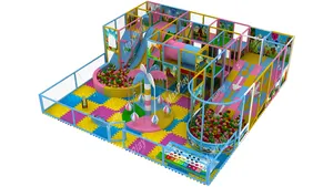 BEST SELLER Customizable Mixed Colour Certified Indoor Softplay Playground Equipment Large Size Ball Pool