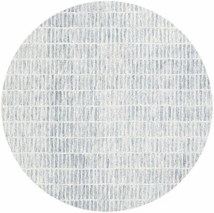 Alfombra de lana moderna hecha a mano de lujo 8x10 alfombra de área azul espacial única para dormitorio comedor decoración del hogar Premium - Product Image 1