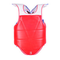 Protège-poitrine de Taekwondo en cuir PU écologique, respirant, durable et confortable, couleurs personnalisées, haute qualité, pour jeunes