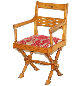 Sillas de comedor de madera maciza antiguas Vintage de lujo modernas estilo indio real para el hogar Hotel restaurante Bar apartamento gimnasio taller - Product Image 1