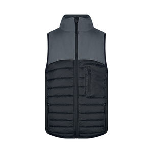 Men's Custom Logo Winter Puffy Thick Heart Zipper <b>Sleeveless</b> Tank <b>Top</b> Outer Wear Puffer Vest Breathable Waterproof Anti-Wrinkle - Product Image 1