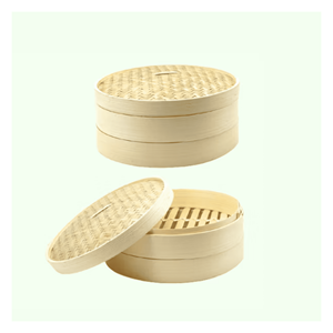 Vaporera de Bambú, Cesta Vaporera de Bambú para Dim Sum, Cocina al Vapor y Uso Doméstico, Hecho en Vietnam - Product Image 5