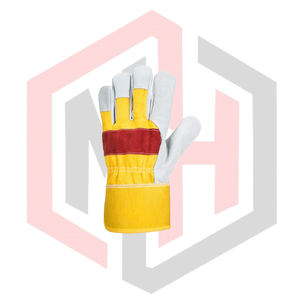 ถุงมือทำงาน หนังบริเวณฝ่ามือ ทนทานต่อการฉีกขาด ระบายอากาศได้ดี ปราศจากซิลิโคน ปราศจากแป้ง ป้องกันไฟฟ้าสถิตย์ ขนาด 26 ซม. ถุงมือคลาสสิคโครเมียม - Product Image 3