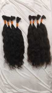 Venta al por mayor de extensiones de cabello humano virgen sin procesar indio Remy extensiones de cabello trenzado del proveedor - Product Image 2