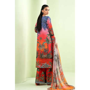 Conjunto de traje de lino bordado para mujer-MPrints Sprint Summer'26 D-2907-B TC-1606 - Product Image 6