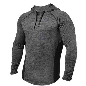 Sudadera Deportiva Ligera de Forro Polar Ecológico para Hombre, de Manga Larga, con Capucha, Diseño Sólido, Informal, para Entrenamiento - Product Image 1