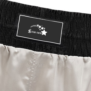 Shorts de boxe personnalisés pour hommes tissu satiné impression de haute qualité pour les combats professionnels en anneau hommes Jiu Jitsu Kimono Shorts de boxe - Product Image 3