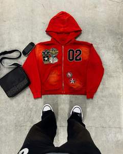 Sudaderas con capucha informales de invierno para hombre, Color sólido, 100% algodón, ajuste Regular, secado rápido, respetuoso con el medio ambiente, diseño de bolsillo transpirable, ropa de moda - Product Image 2